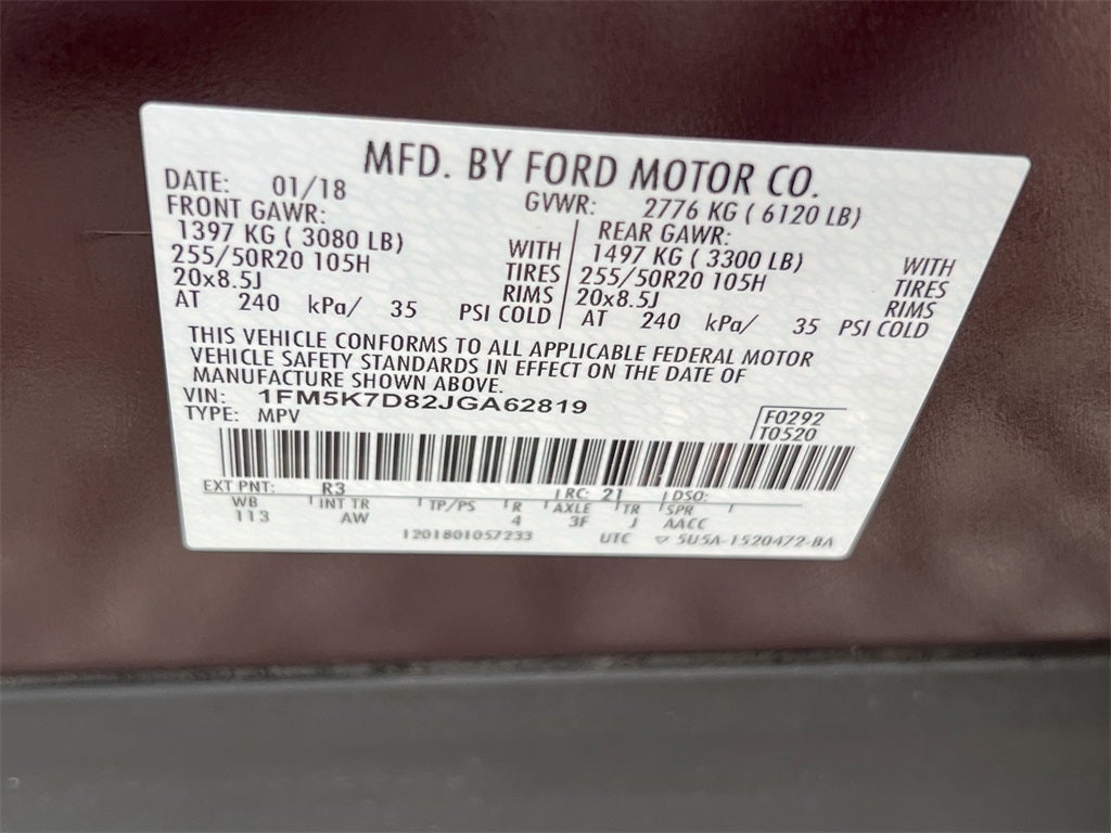 2018 Ford Explorer XLT