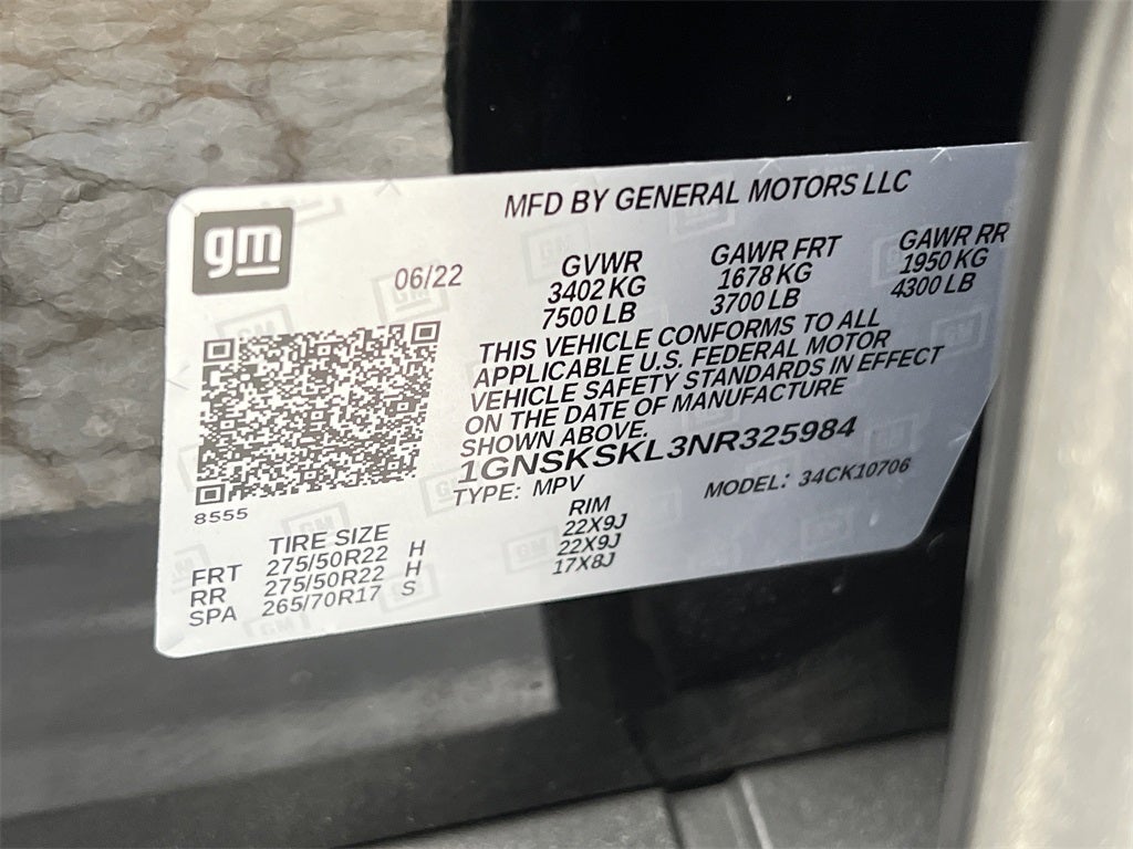 2022 Chevrolet Tahoe Premier