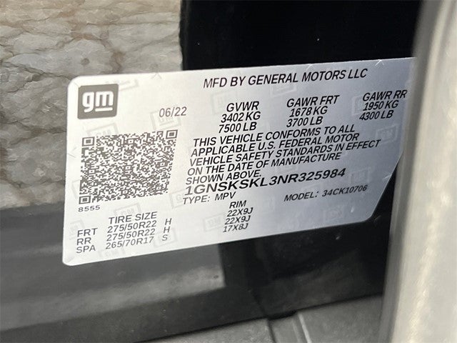 2022 Chevrolet Tahoe Premier