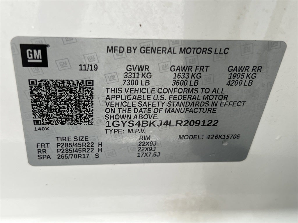 2020 Cadillac Escalade Luxury