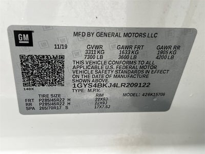 2020 Cadillac Escalade Luxury