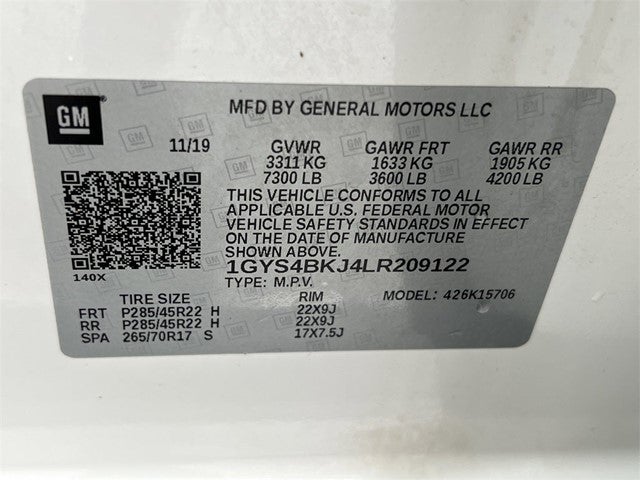 2020 Cadillac Escalade Luxury