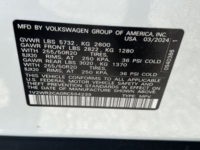 2024 Volkswagen Atlas 2.0T SE w/Technology