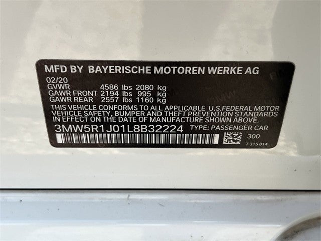 2020 BMW 3 Series 330i