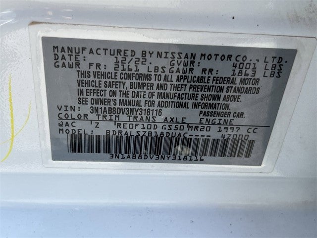 2022 Nissan Sentra SR