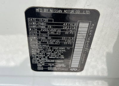 2021 INFINITI QX50 LUXE