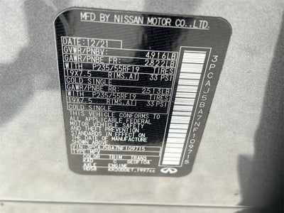 2022 INFINITI QX50 LUXE FWD