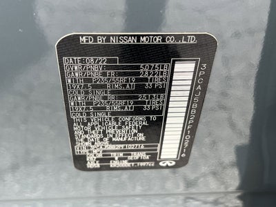 2023 INFINITI QX50 LUXE AWD