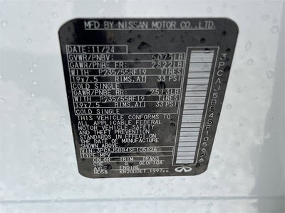 2025 INFINITI QX50 LUXE AWD