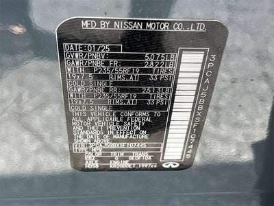 2025 INFINITI QX50 LUXE AWD