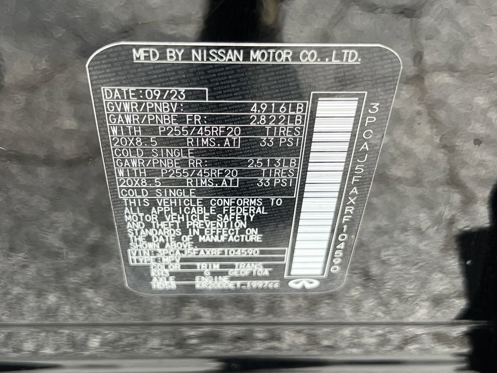 2024 INFINITI QX50 SPORT FWD