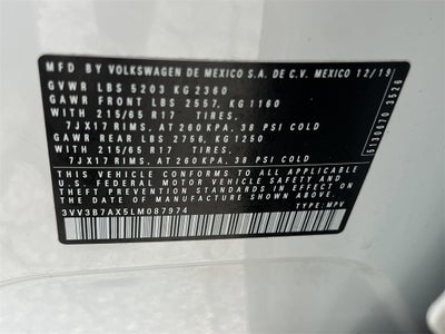 2020 Volkswagen Tiguan 2.0T SE