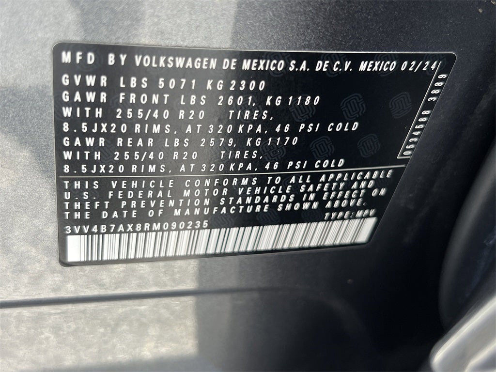 2024 Volkswagen Tiguan 2.0T SEL R-Line