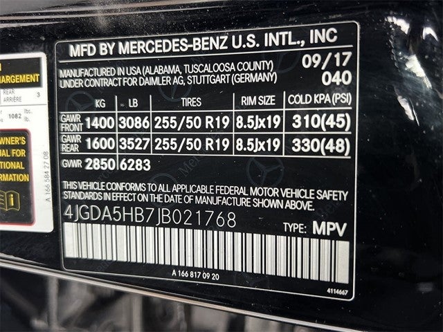 2018 Mercedes-Benz GLE GLE 350 4MATIC®