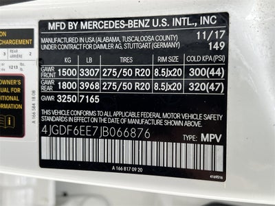 2018 Mercedes-Benz GLS GLS 450 4MATIC®