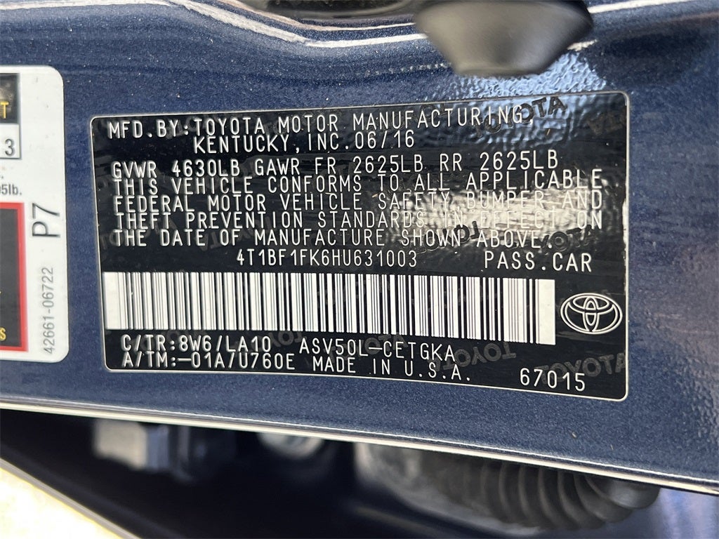2017 Toyota Camry XLE