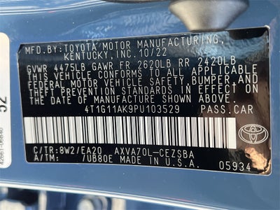 2023 Toyota Camry SE