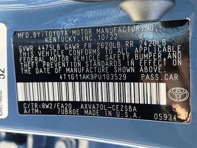 2023 Toyota Camry SE