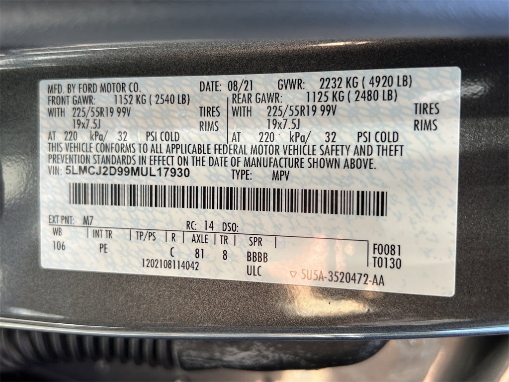 2021 Lincoln Corsair Reserve