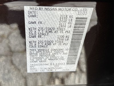 2022 Nissan Murano Platinum