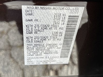 2022 Nissan Murano Platinum