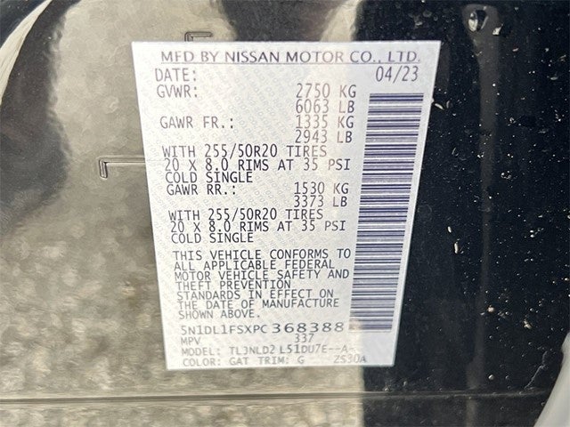 2023 INFINITI QX60 LUXE AWD