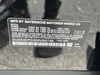 2024 BMW X3 sDrive30i