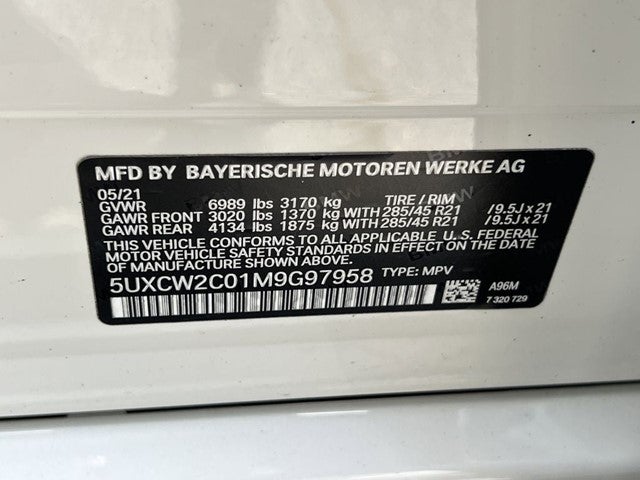 2021 BMW X7 xDrive40i