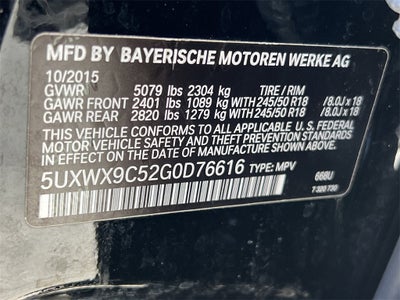 2016 BMW X3 xDrive28i