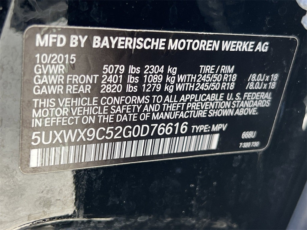 2016 BMW X3 xDrive28i