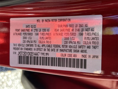 2022 Mazda Mazda CX-9 Grand Touring