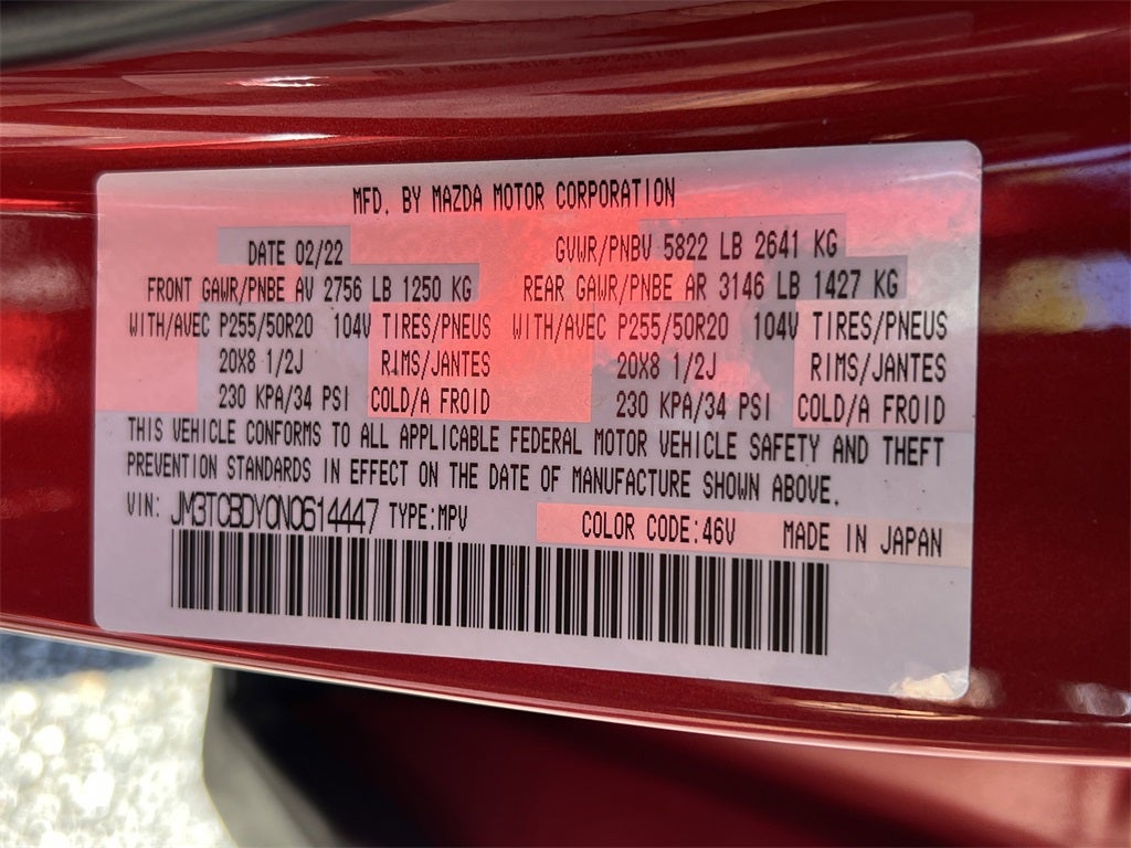 2022 Mazda Mazda CX-9 Grand Touring