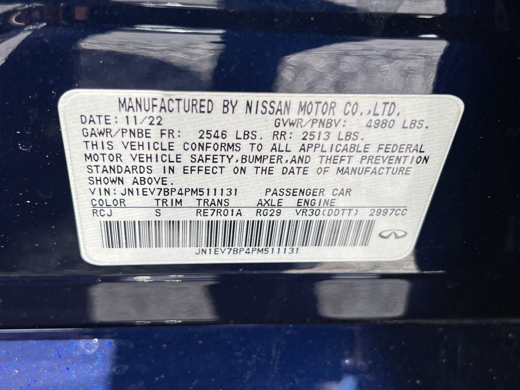 2023 INFINITI Q50 LUXE RWD
