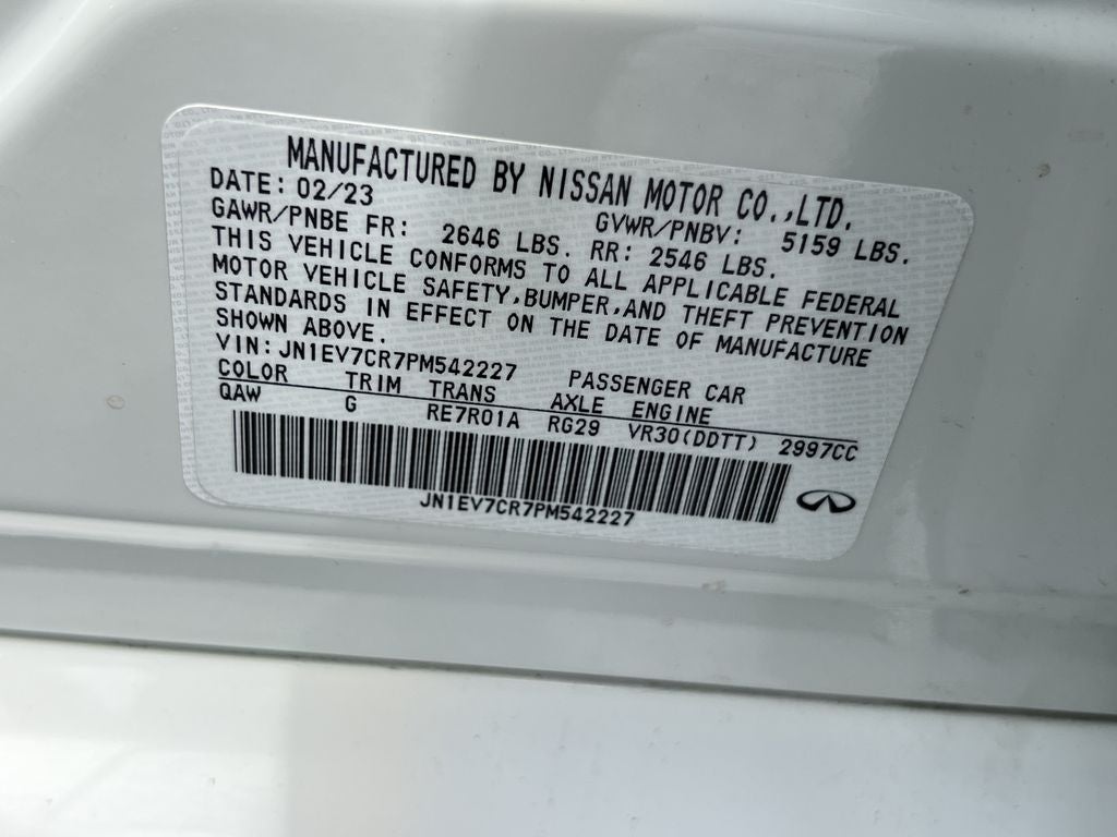 2023 INFINITI Q50 SENSORY AWD