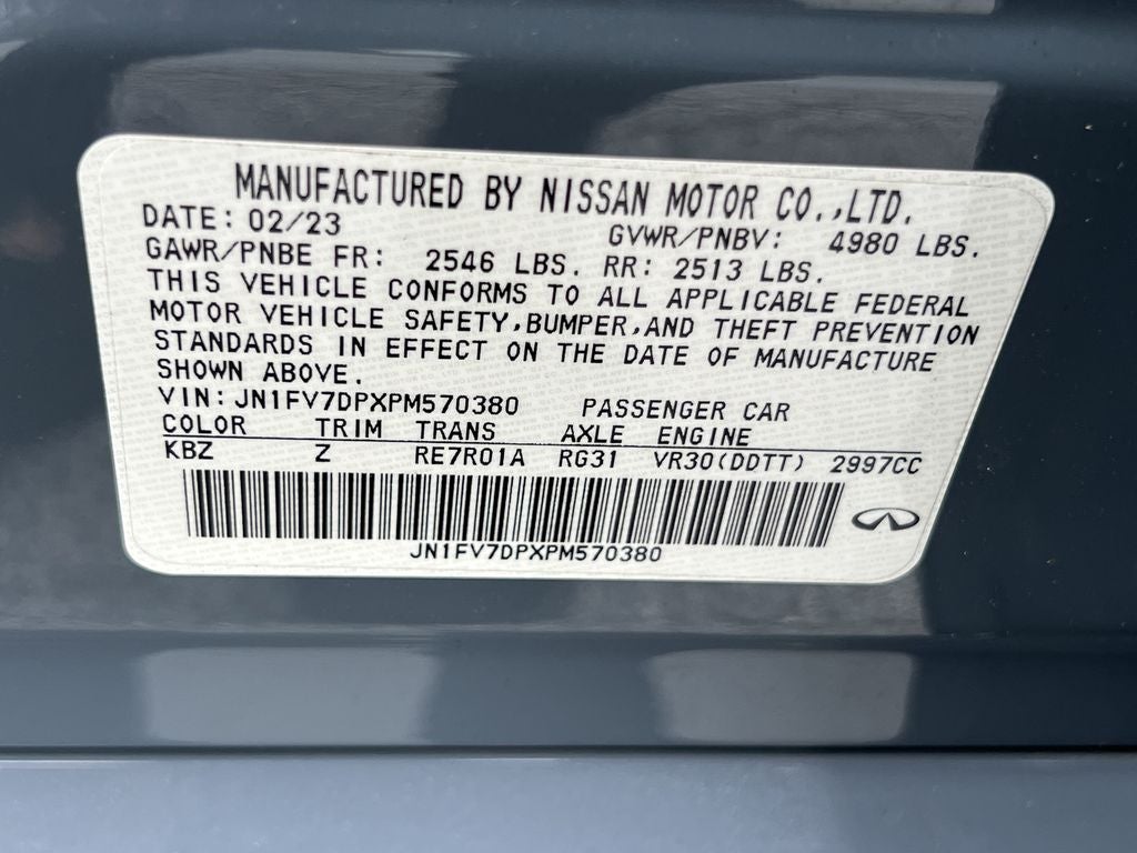 2023 INFINITI Q50 RED SPORT 400 RWD