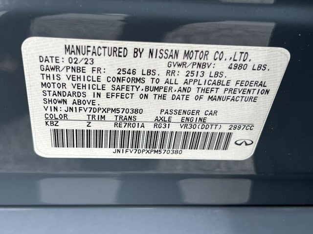 2023 INFINITI Q50 RED SPORT 400 RWD