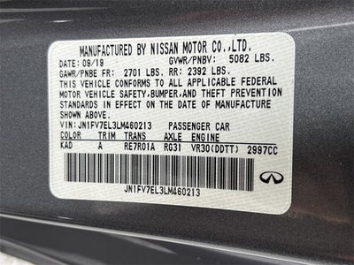 2020 INFINITI Q60 RED SPORT AWD