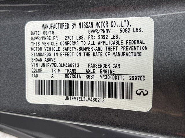 2020 INFINITI Q60 RED SPORT AWD