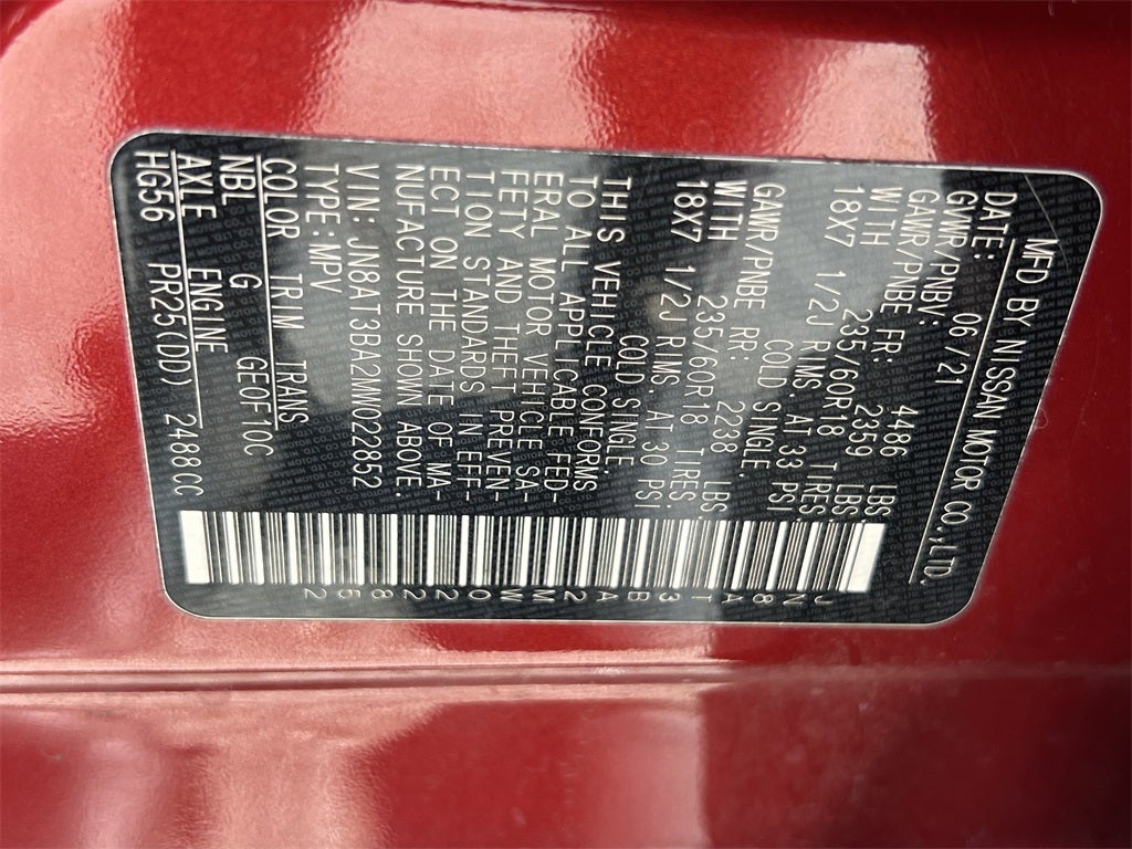 2021 Nissan Rogue SV