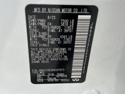 2024 INFINITI QX80 LUXE 4WD