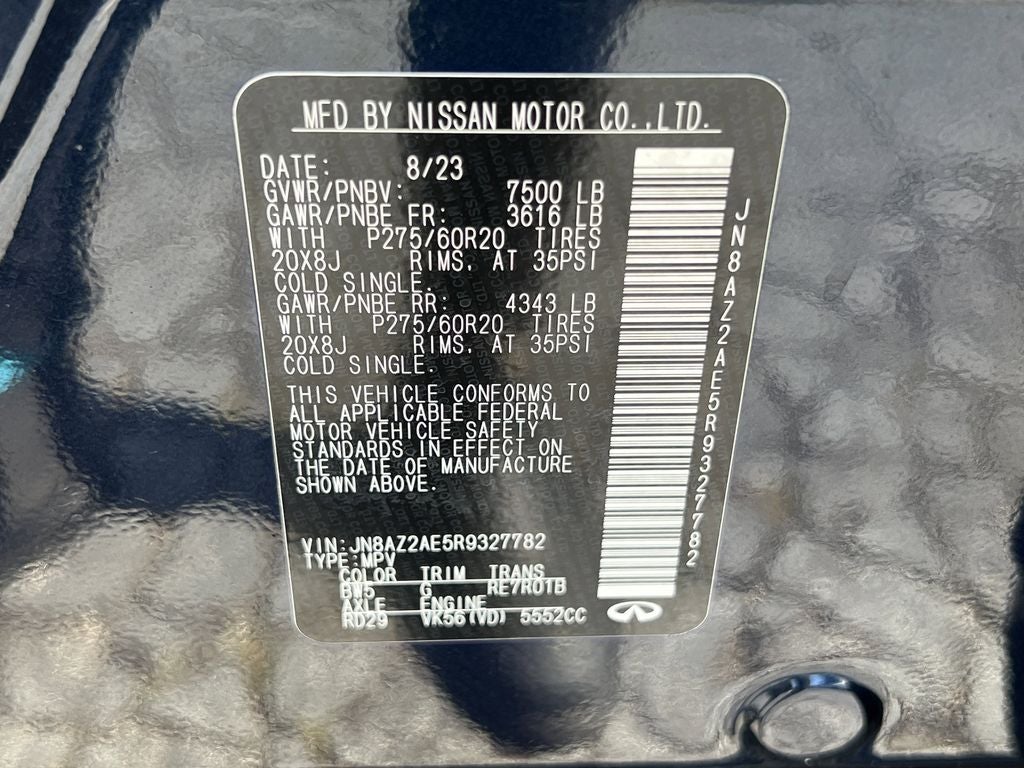 2024 INFINITI QX80 LUXE 4WD