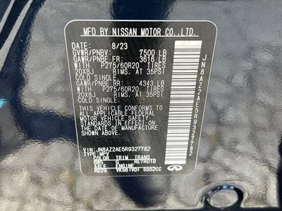 2024 INFINITI QX80 LUXE 4WD