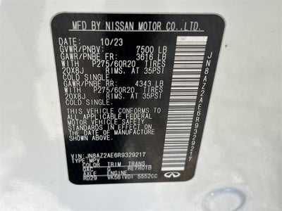 2024 INFINITI QX80 LUXE 4WD