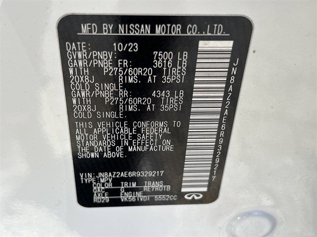 2024 INFINITI QX80 LUXE 4WD