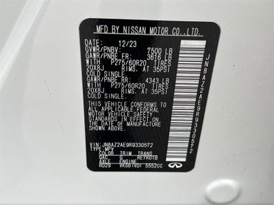 2024 INFINITI QX80 LUXE 4WD