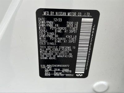 2024 INFINITI QX80 LUXE 4WD