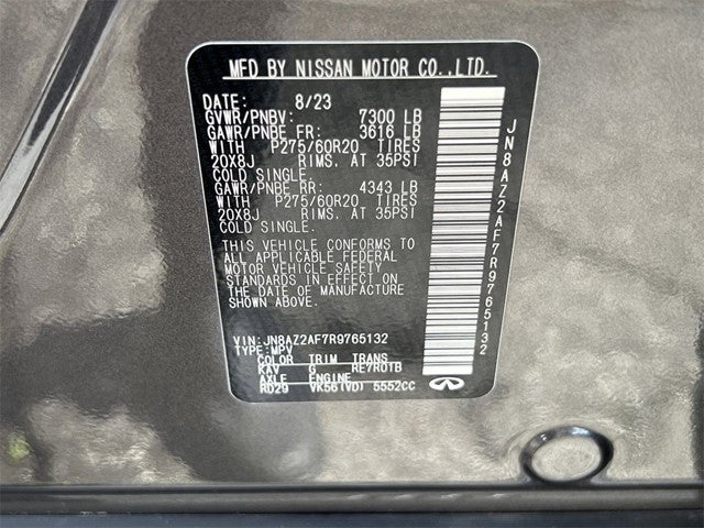 2024 INFINITI QX80 LUXE RWD