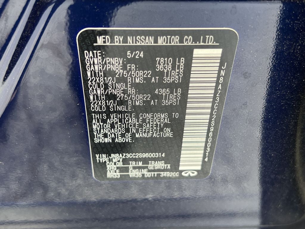 2025 INFINITI QX80 Autograph 4WD