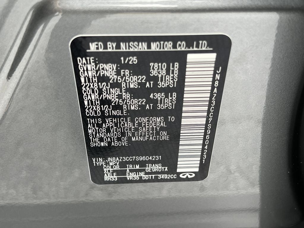 2025 INFINITI QX80 Autograph 4WD