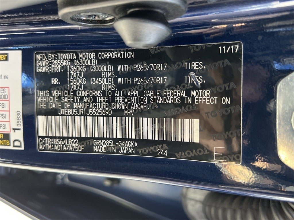 2018 Toyota 4Runner SR5